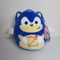 New Squishmallows Sonic the Hedgehog Love 8" Plush Valentine's Day Cupids Bow