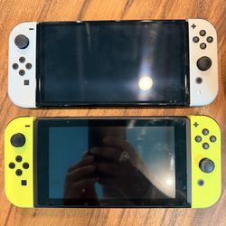 Nintendo Switch Bundle – 2 Consoles – Charger + Controller Included