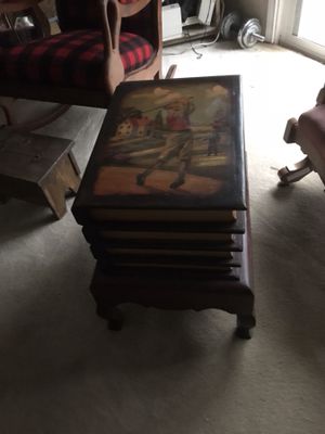 Octagon One Of A Kind White Table For In Austin Tx Offerup Book End Side Table For In Austin Tx