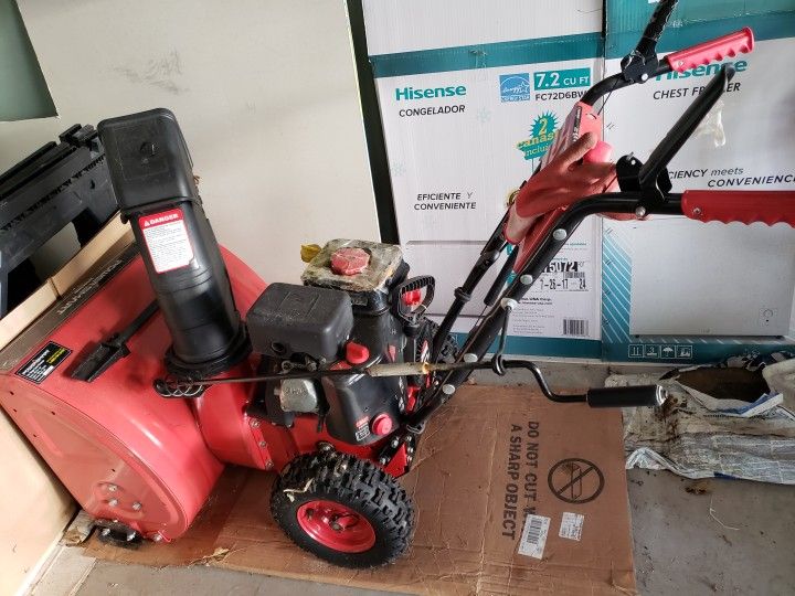 PowerSmart Two Stage Snow Thrower Blower DB7651 24" for Sale in Darien