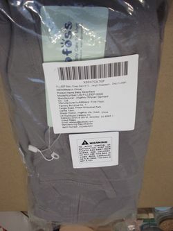Baby Sleep Sac Sleepsack Grey Large 12 - 18 months Sleeveless 2 way Zipper 100% Cotton Soft Lightweight