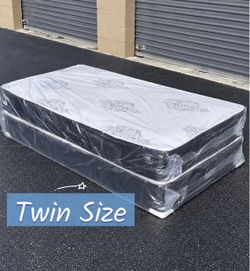 Twin Hybrid Mattress Set $149 | Brand New