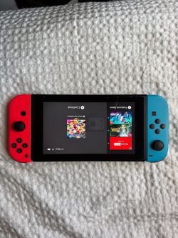 Nintendo switch neon blue and neon red Joy-con