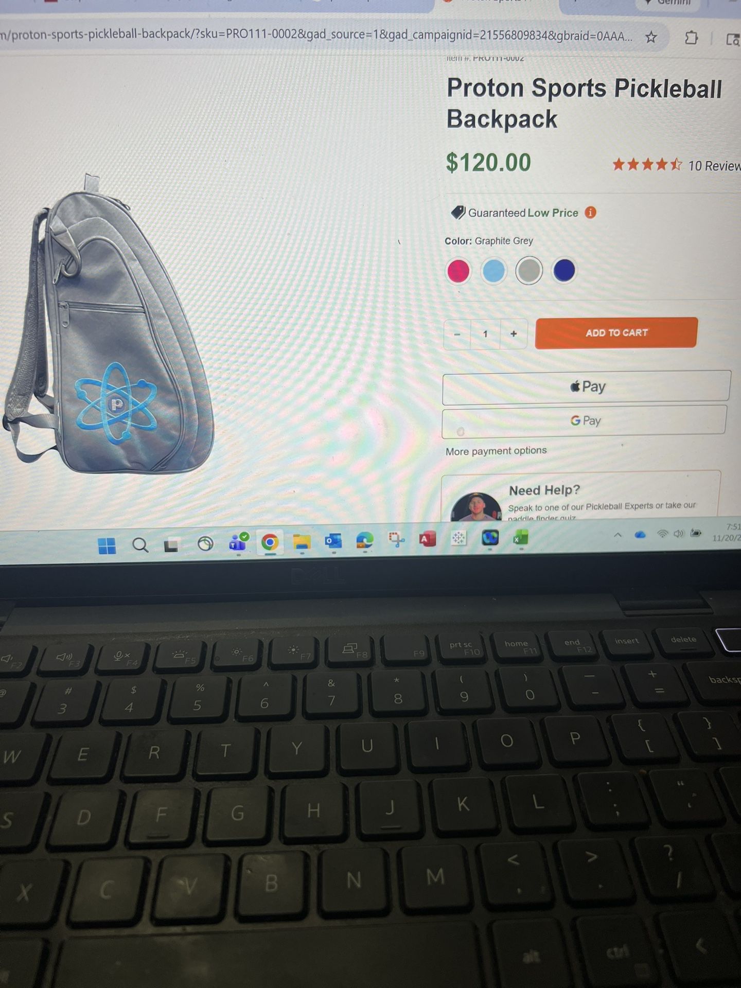 Brand New Protron Pickleball Bag