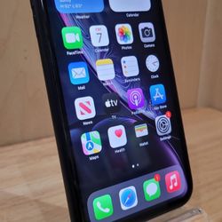 I Phone XR 64GB Black Factory Unlocked Used Like New