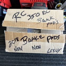 New Toyota Brake Pads