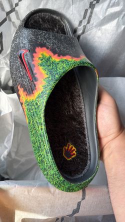 Nike ReactX Rejuven8 Slide SWOOSH Burnt Grass Size 9
