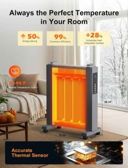 Uthfy 1500W Space Heaters for Indoor Use