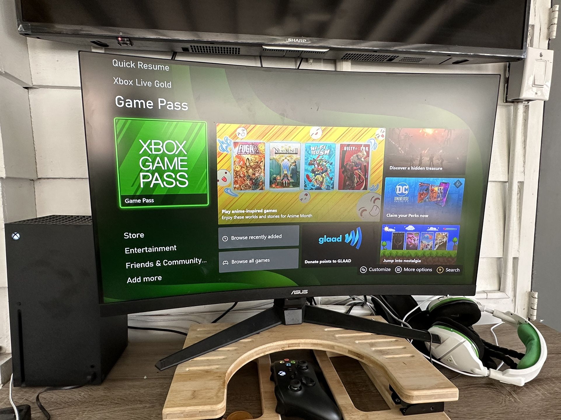 Xbox Series X - Monitor - Headset Bundle 