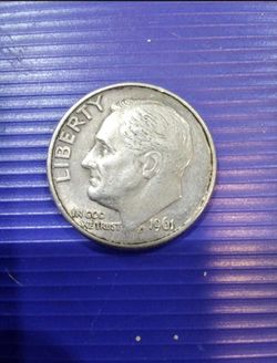 Silver 1961 dime