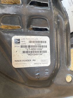 Inner Fender Left And Right