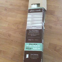 New Wood Blind White