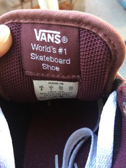 Skateboard vans shoes