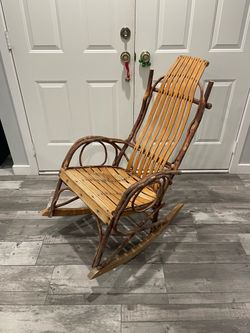 Vintage / Antique Adirondack tree branch / twig rocking chair in excellent condition- very sturdy / no issues / no creaks / solid - Ahwatukee area