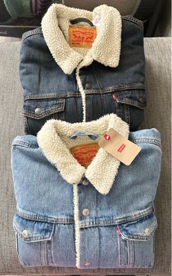 Levis denim Sherpa Jean jackets NEW - SIZE XXL