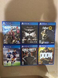 PS4 games set