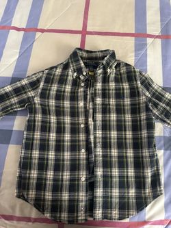 Little Boys Ralph Lauren Plaid Short