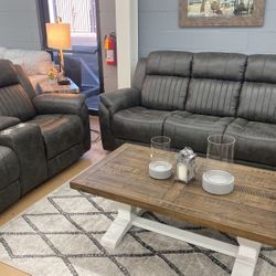 Sofa And Loveseat With Recliners 