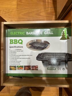 Electric BBQ Grill – 2000W - Brand New