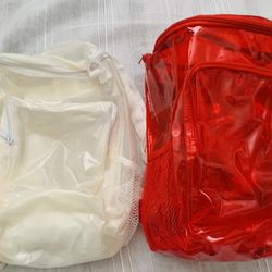 New! Small Personal Belongings Transparent Backpack 