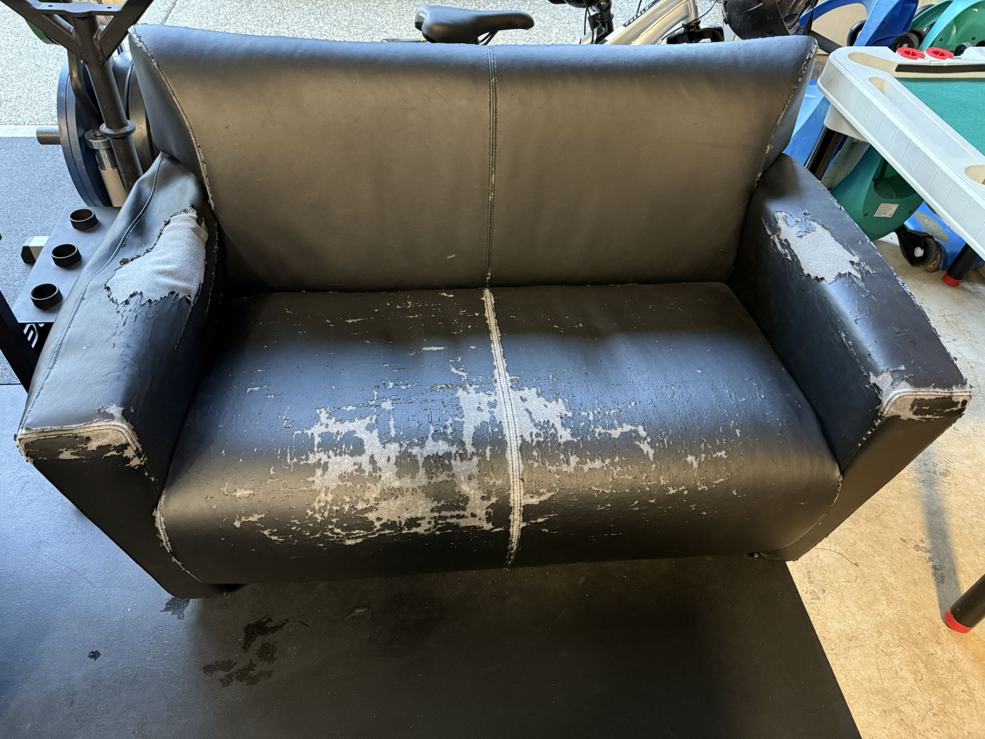 Free Faux Leather Couch