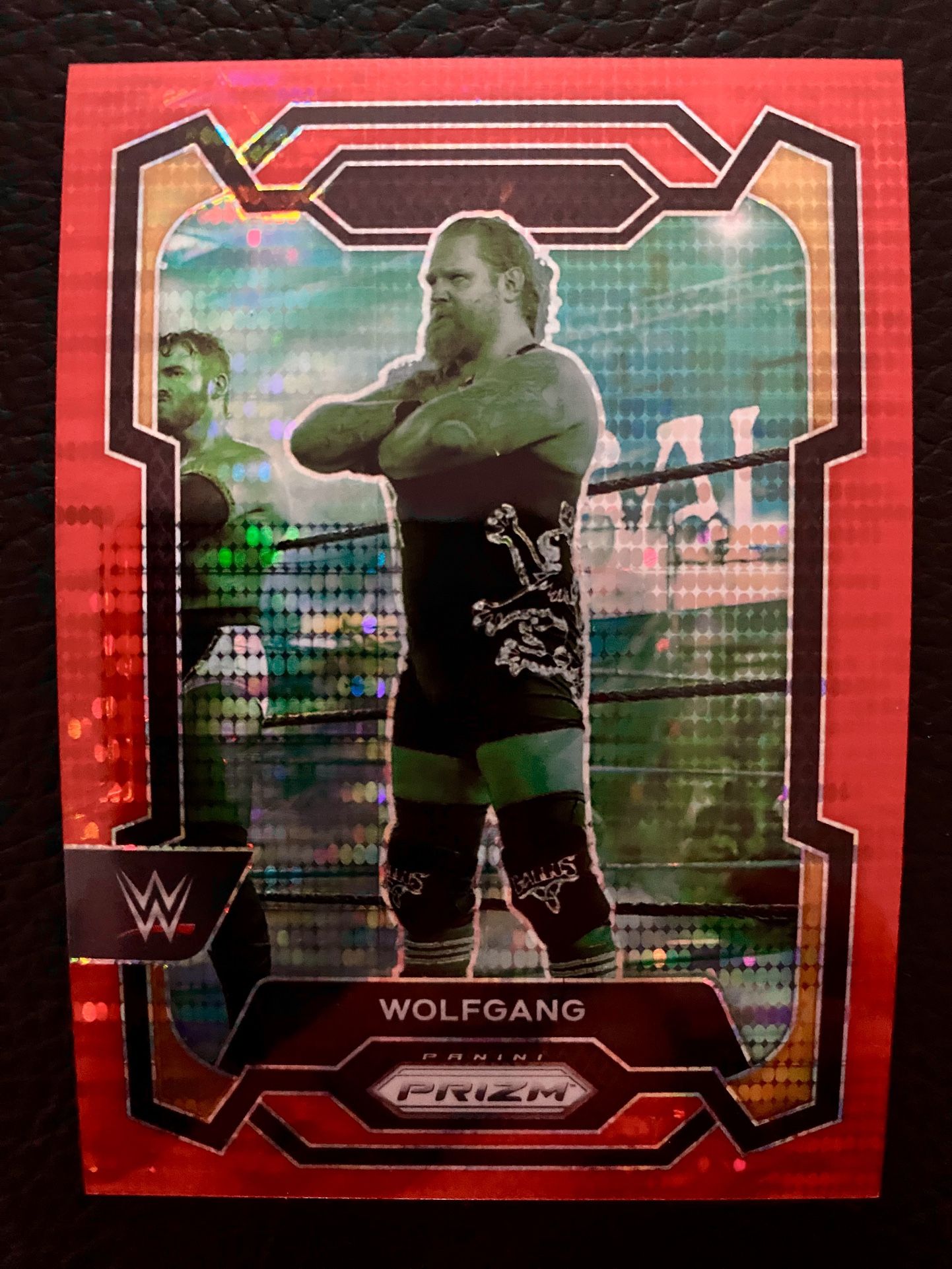 Wolfgang 2024 Panini Prizm WWE #185 RED WAVE PRIZM #d To 399!