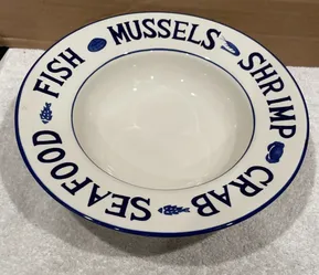 CRAB PLATTER SEAFOOD BOWL 11" ROUND