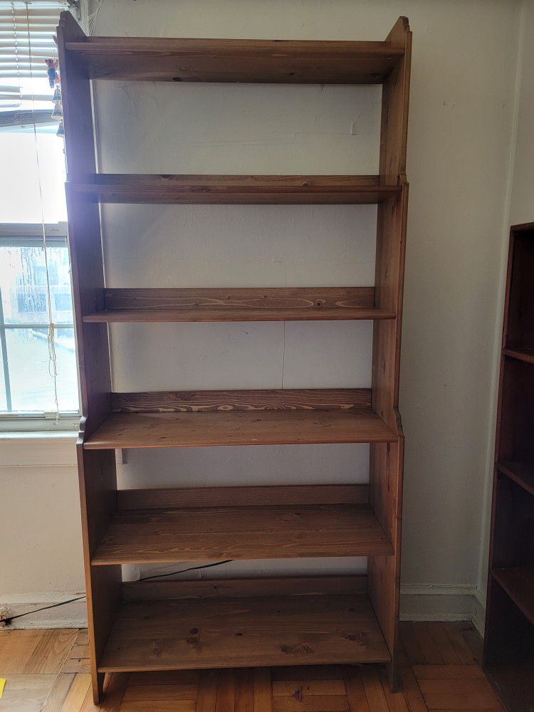 Wood Bookshelves/ Bookcase