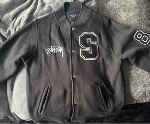 2011 Stussy Big S Varsity Jacket Size Medium