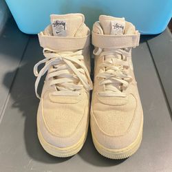 Nike Air Force 1 Mid - Stussy Fossil Size 11