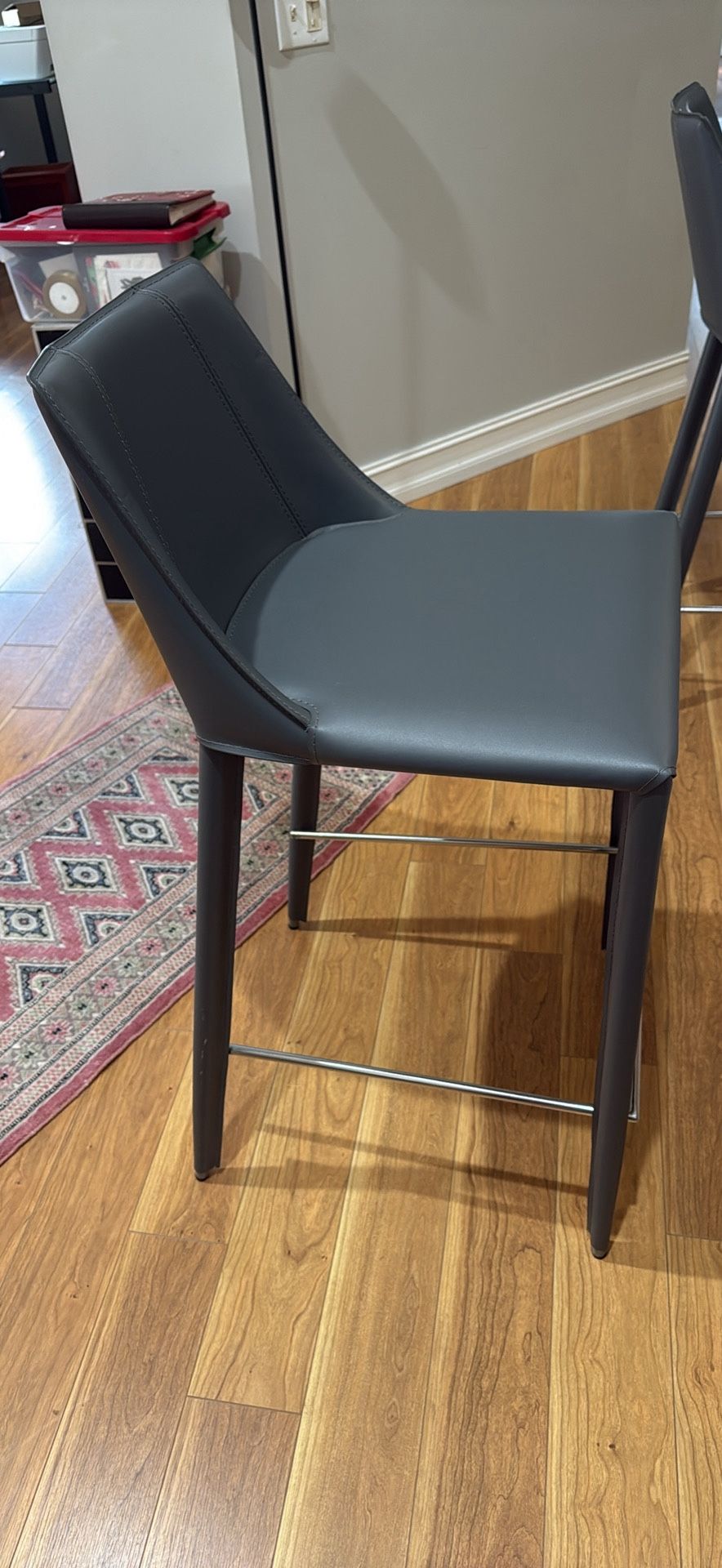 Grey Bar Height Barstools