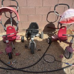 3 Kids Tricycles Bundle – All 3 for $10 – Great Deal