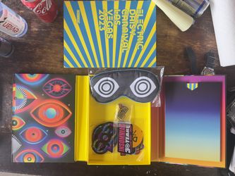 EDC2023 Las Vegas Box With All The Collectibles And Goods