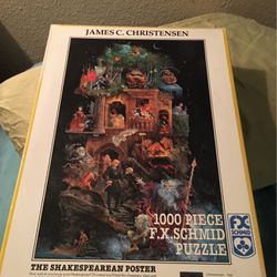  Unopened Puzzle : 1000 Piece. “the Shakespearean Poster