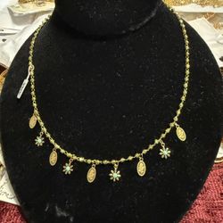Necklace Plated Gold 21 K