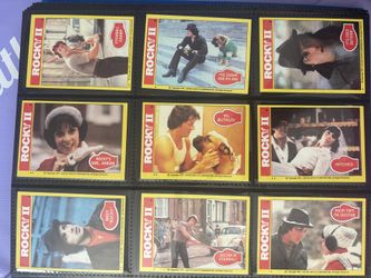 1979 Topps Rocky II Movie Complete Vintage Trading Card Set 1-99