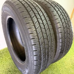 V38  235 65 17 104T  Advanta HTR-800  - 2 Used Tires 95% Life 