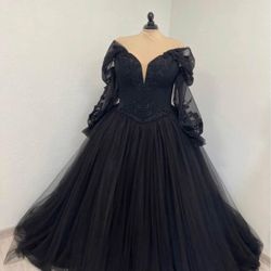 Black Wedding Dress 