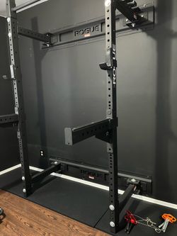 Rogue R-3W Fold Back Wall Mount Rack w Accessories