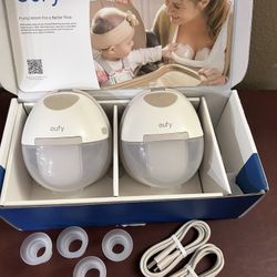2 Sets Of Eufy Breast Pumps 