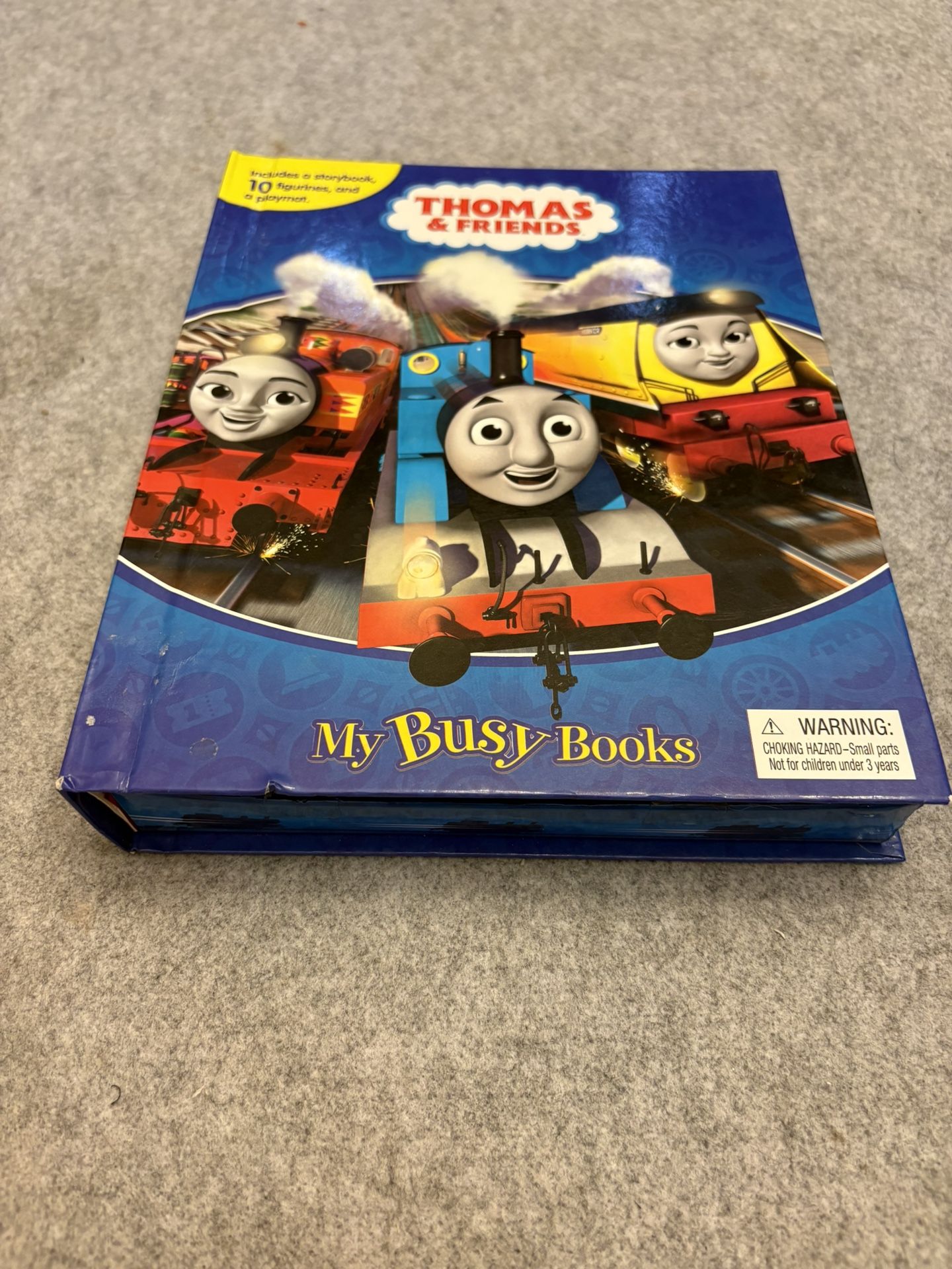 Thomas & Friends My Busy Books Set – Book, 10 Figures & Playmat – Complete!
