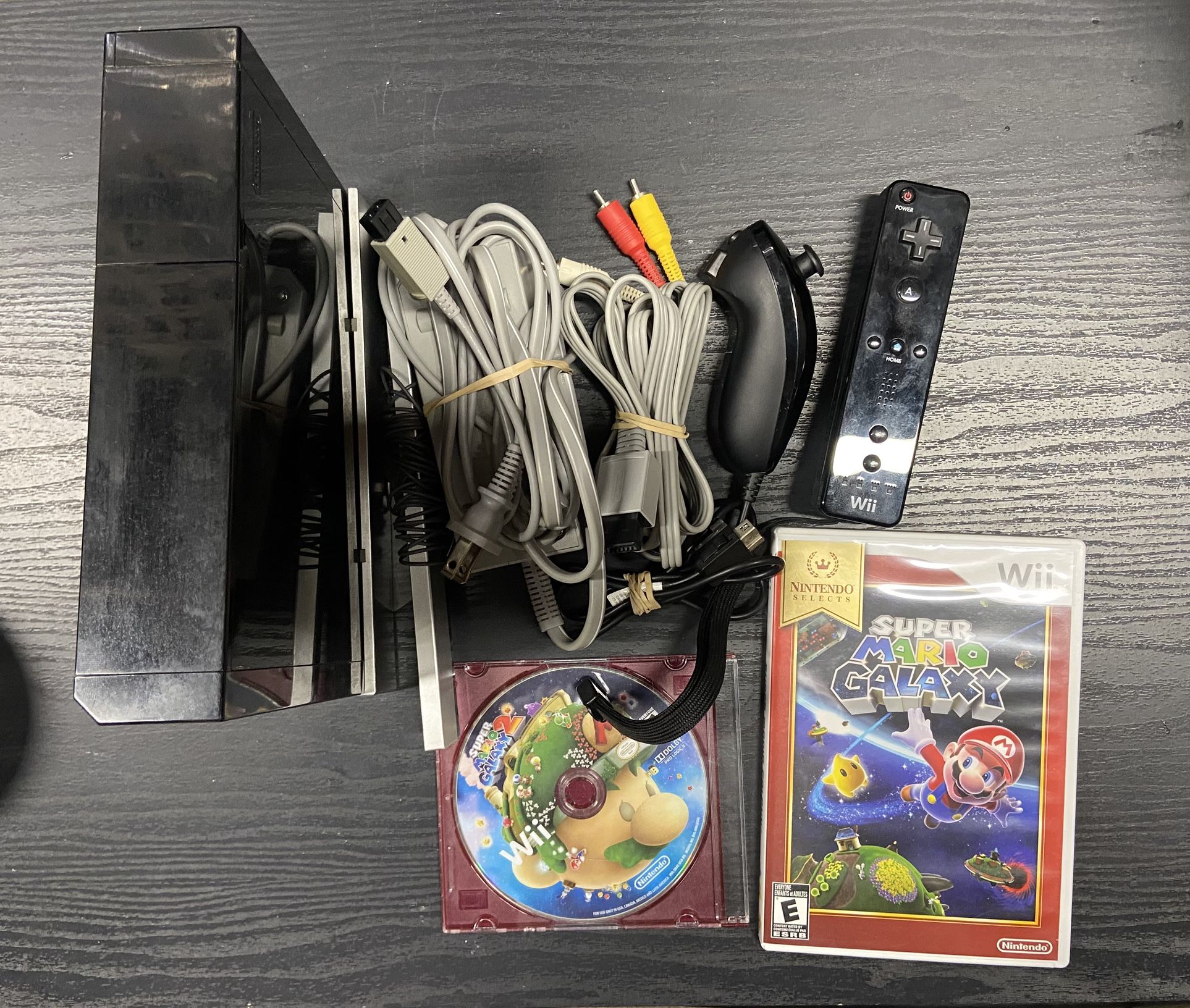 Black Nintendo Wii Console For Sale $125 OBO. Tested. **Gamecube Compatible**