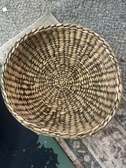 Newborn Photography Prop Wicker Bowl