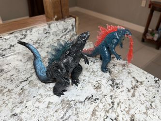 Playmates Godzilla Figure Lot - Battle Roar Monsterverse & Evolved