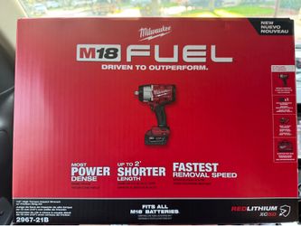 Milwaukee 1/2” impact wrench
