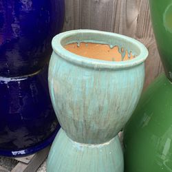 Small Glazed Ceramic Pot 