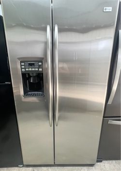 GE Stainless Steel Counter Depth Side by Side Refrigerator