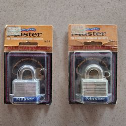 Vintage Pair Master Lock No. 3-D