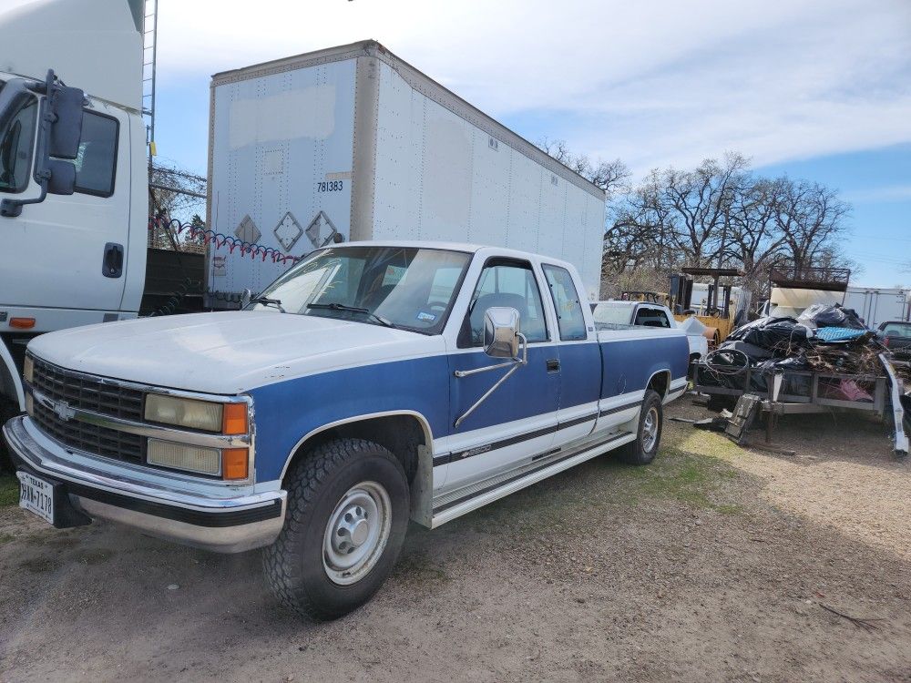 91 CHEVY EXT CAB W/454 LOW MILES 