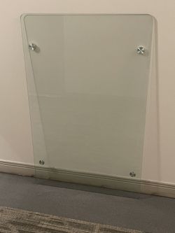 Like-New!! Very Heavy (approx 60-75 lbs.) GLASS TABLETOP (43" x 27.5" x .25") - firm posted price.